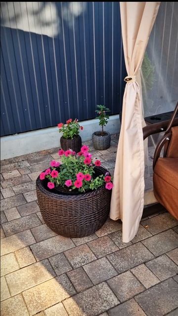 🌱Кашпо 40л🌱 #кашпо #кашпоизротанга #плетение #garden #рот смотреть онлайн