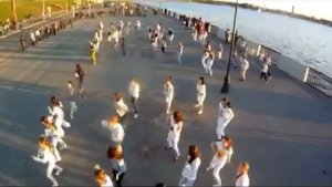 Флешмоб Бурановские бабушки Flash mob buranovskie babushki