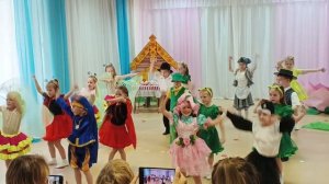 Сказка,, Дюймовочка,, внучка Вероника в главной роли