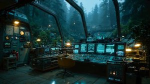 Echo Station  Deep Sci-Fi Outpost Ambience for Focus & Calm (4K VOD)