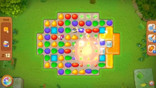 Gardenscapes. 1835 уровень. смотреть онлайн