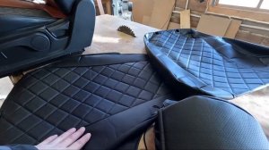 Ставлю коврики и чехлы на Весту