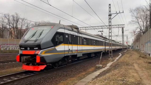 Впервые на канале!! Электропоезд ЭП2ДМ-0280 обкаточным р? смотреть онлайн