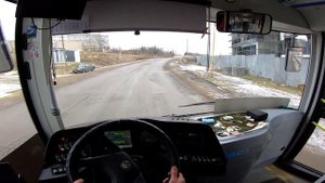 Как поворачивать на автобусе? И немного работы за рулё