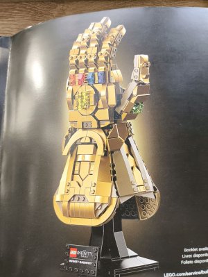 перчатка таноса из lego