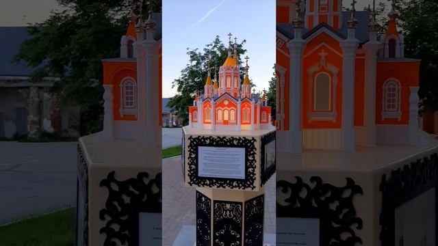 23-05-2025 22 мая Вечерняя прогулка. макет Вознесенского кафедрального собора г. Касимова