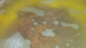 Фасолевый суп на мясном бульоне