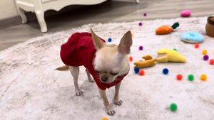 Привет всем от чихуахуа Мии🐕. Любимые ❤️ игрушки 🧸.