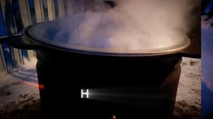 Оджахури в казане на костре / Грузинское блюдо рецепт /