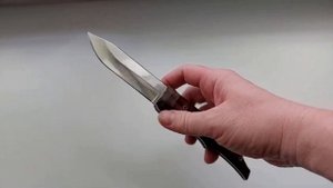 Безотка́зный! Выкидной Нож Щечка Авторская Работа.