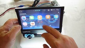 Автомагнітола 1 DIN 7188A BT Android 1G-16G з висувним екраном