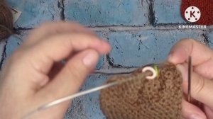 Модный Капор-чепчик или капор-косынка/вяжем спицами.