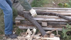 Бензопила Stihl MS 180  работа