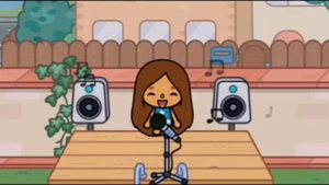 Моя младшая сестра Катя исполнила клип песни Monster в тока бока