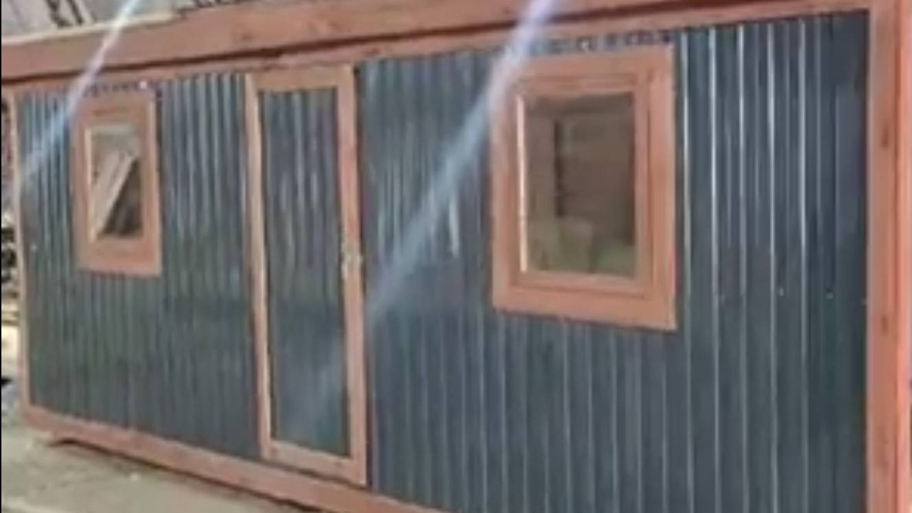 Готовая жилая бытовка 5 метров | «ПромСнаб» смотреть онлайн