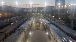 ЭП1М-657 с поездом №554 Оренбург — Новороссийск прибывае