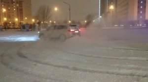 дрифт на Мицубиси аутлендер 3 SAWC normal режим, ESP off, Ds