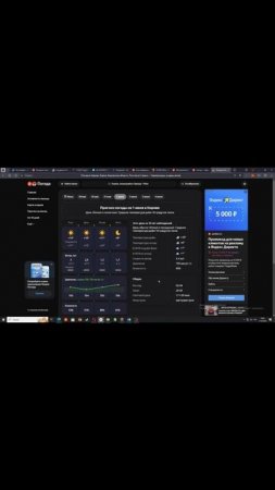 Прогноз на неделю без телевизора!Weather in the Palm of your Hand