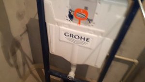 Установка инсталляции унитаза  своими  руками.