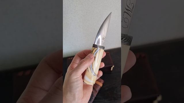 "Мастодонт, малый" якутский нож, сталь м398, бивень мамон смотреть онлайн