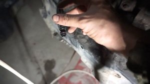 Снятие подрамника и разборка морды