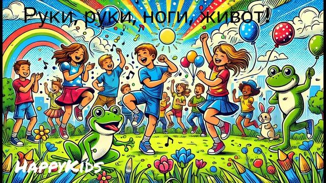 Руки, руки, ноги, живот!