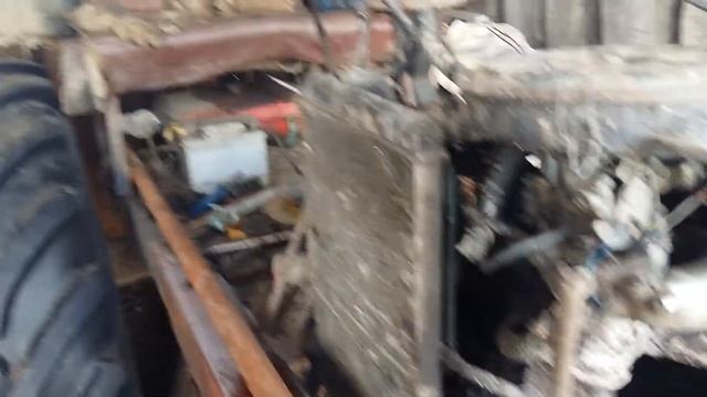 Лебедка ЗиЛ 131 на самодельный трактор. смотреть онлайн