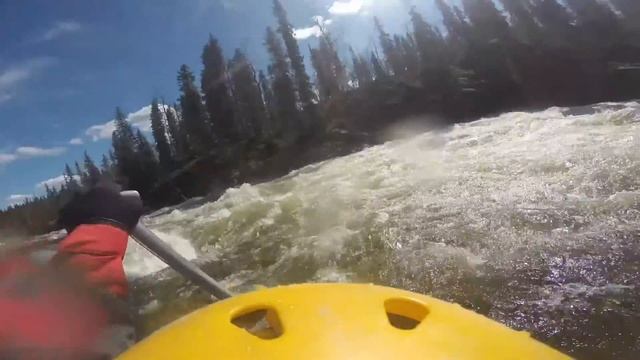 р.Красненькая порог "Короткий" смотреть онлайн