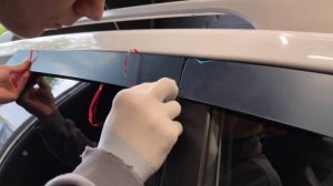 Видео установка 2Д дефлекторов / плоских ветровиков на Kia Ceed 1 универсал / Киа Сиид