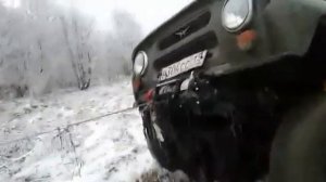 Тест лебедки redbtr hunter 12000