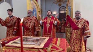 МИТРОПОЛИТ ИГНАТИЙ СОВЕРШИЛ БОЖЕСТВЕННУЮ ЛИТУРГИЮ В НИКОЛО-ТИХВИНСКОМ СОБОРНОМ ХРАМЕ Г. САРАТОВА