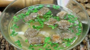 Куриный бульон с сухариками