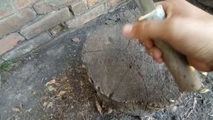 Всадной монтаж рукояти ножа без клея.