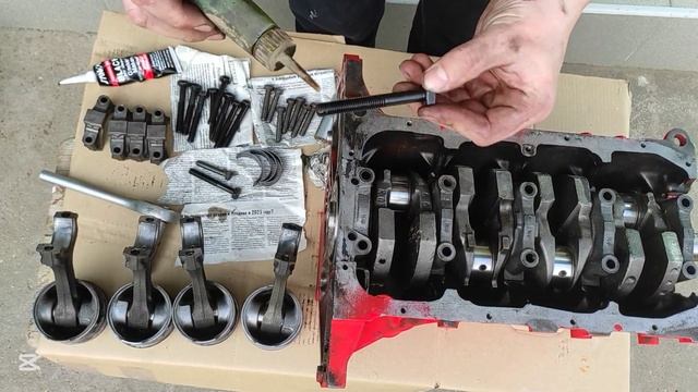 Двигатель opel kadet дизель 1.7 ЗБОРКА🧑🔧 смотреть онлайн