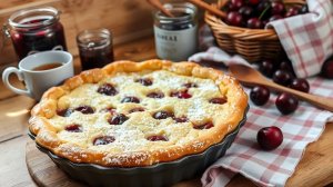 Вишня + Тесто = Любовь с первого укуса! Попробуйте Клафути и будете готовить его снова и снова!