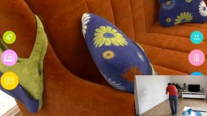 FIT&BUY interior marketplace | designers workspace . AR fitting mode #1