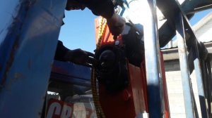 Грузовая лебёдка тадано. Фрикционы.