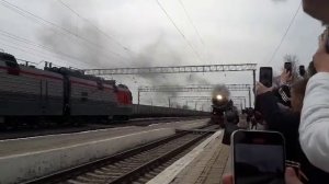 поезд победы в городе Свободный.
