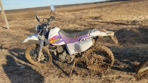 Yamaha TTR и Irbis XR по карьеру и пашне