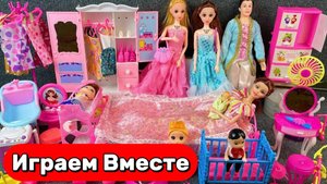 Играем в куклы БАРБИ ! Коллекция Кукольных домиков Барби ! АСМР видео для детей