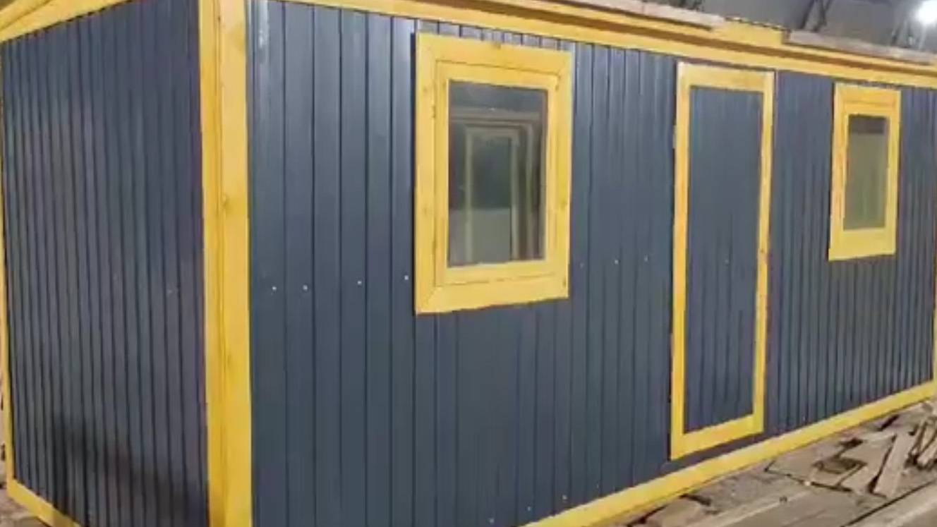 Жилая бытовка для дачи в Клину | «ПромСнаб» смотреть онлайн