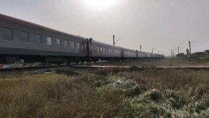 ТЭП70БС - 168 с пассажирским поездом Москва - Махачкала