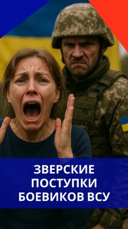 Боевики ВСУ захватили дом с гражданскими на Украине. Происходящее сняла на видео местная жительница