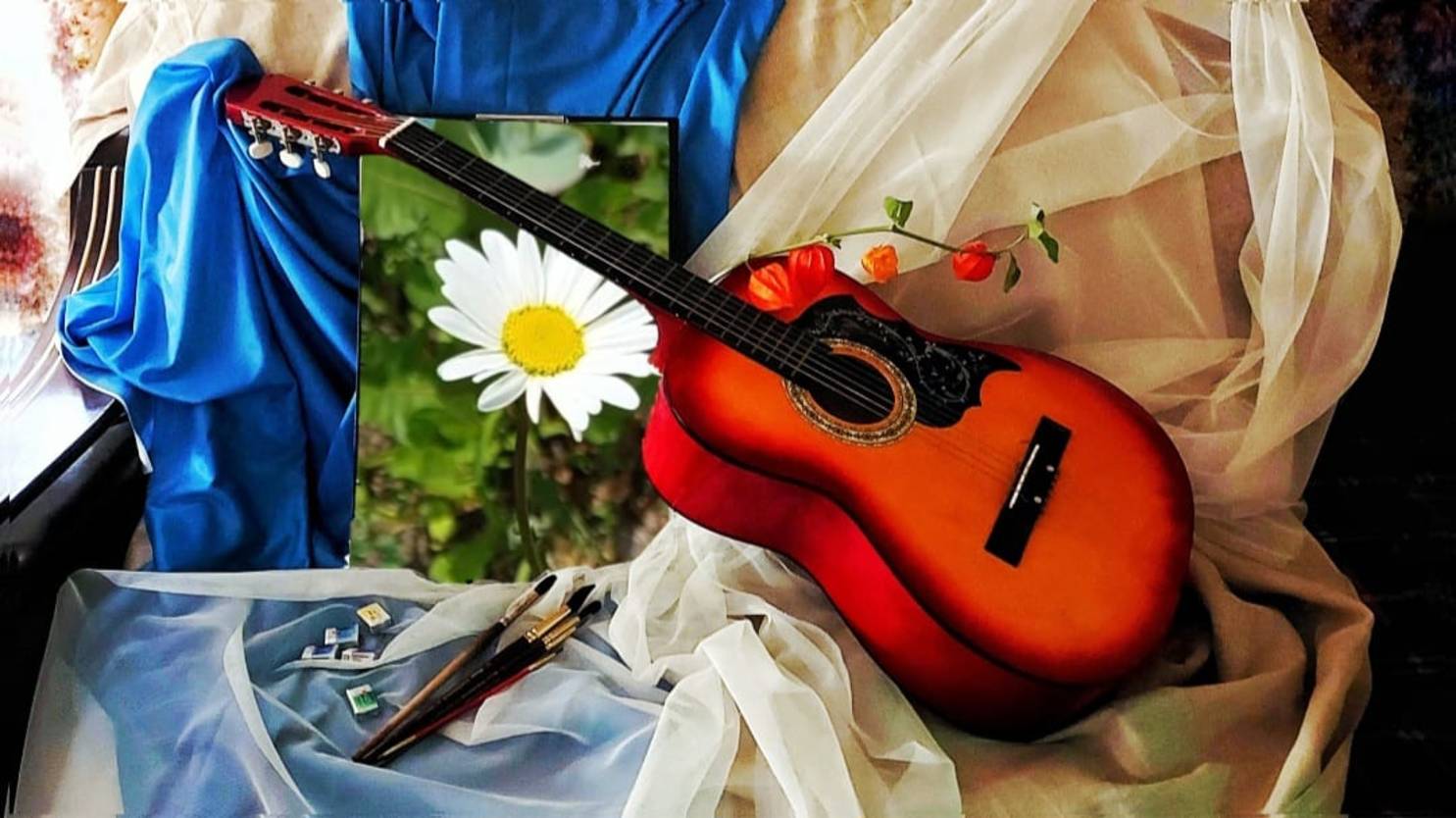 На ромашке я гадала.    В.Рих.