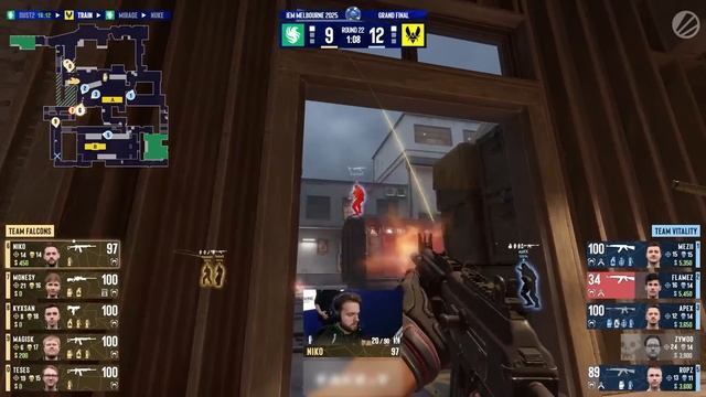 FALCONS ПОРАЗИЛИ ВЕСЬ МИР! ЛУЧШИЙ ФИНАЛ в ИСТОРИИ CS2!? FALCONS v смотреть онлайн