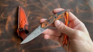 Нож «Муравей». Сталь CPM S90V. Микарта от Bruskoff.