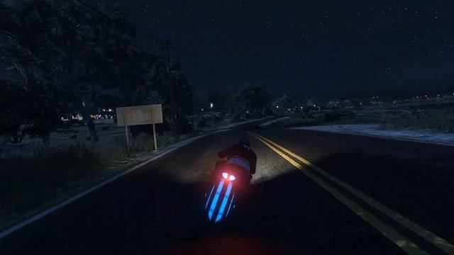 Скоростная поездка на Неоновом байке Shotaro в GTA 5  Nagasaki Sh