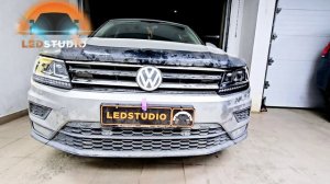 Volkswagen Tiguan модернизация света фар