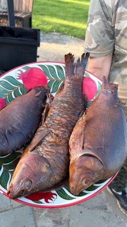 Карпы горячего копчения
