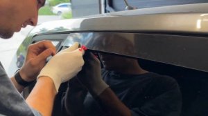 Установка Тюнинг ветровиков на Kia Ceed 1 Хетчбэк #тюнинг #